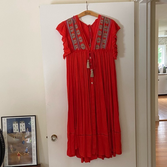 Free People Red Dress - Picture 3 of 12